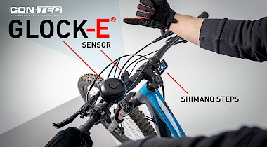 CONTEC GLOCK-E: E-Bike Klingel mit automatischem Geschwindigkeits-Assistenten & GibLoud-Funktion
